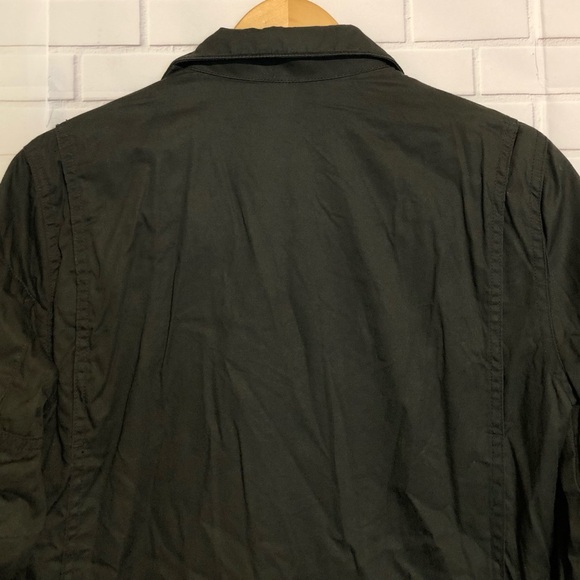 G-Star Raw Women's Utility Overshirt Dark Green Lined Zip Front Jacket XS - Picture 9 of 15